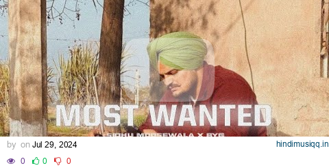 "MOST WANTED" | Sidhu mooseawala X Byg byrd type beat | Prod. by serros pagalworld mp3 song download