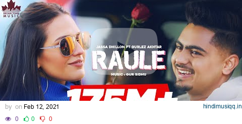 Raule (Official Video) Jassa Dhillon | Gurlez Akhtar | Gur Sidhu | Punjabi Song | Above All Album pagalworld mp3 song download