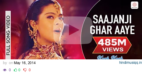 Saajanji Ghar Aaye Full Video - Kuch Kuch Hota Hai|Shah Rukh Khan,Kajol|Alka Yagnik pagalworld mp3 song download