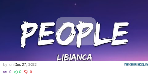 Libianca - People (Lyrics) pagalworld mp3 song download