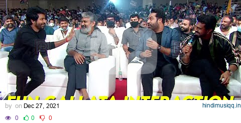 SK - Jr NTR - Ram Charan 🤣🤣 Sema fun galatta interaction | Chennai RRR Pre Release Event Tamil pagalworld mp3 song download