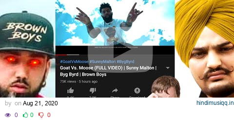 Goat Vs. Moose Direct Diss to Sidhu Moosewala | Explained in Easy way | Byg Byrd | Sunny Malton pagalworld mp3 song download