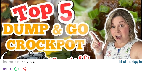 TOP 5 BEST SUMMER DUMP & GO CROCKPOT RECIPES that WILL BLOW you MIND | SIMPLE & AMAZING MEALS pagalworld mp3 song download