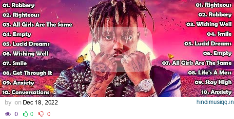 JUICE WRLD TOP SONGS 2022 - JUICE WRLD GREATEST HITS FULL ALBUM 2022 pagalworld mp3 song download