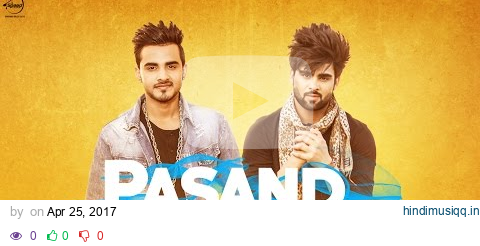 Pasand (Full Audio Song) | Armaan Bedil & Inder Chahal | Punjabi Audio Song | Speed Records pagalworld mp3 song download