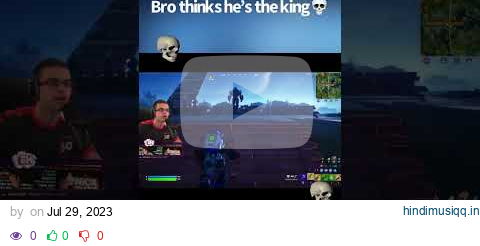 Bro thinks he’s the king👑💀 #fortnite #edits #nickeh30 #shorts pagalworld mp3 song download