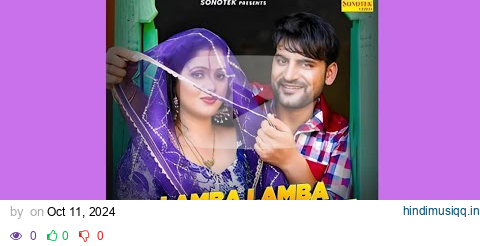 Lamba Lamba Ghunghat | Ajay Hooda & Kavita Joshi | harjeet deewana & Komal New haryanvi DJ Song 2024 pagalworld mp3 song download