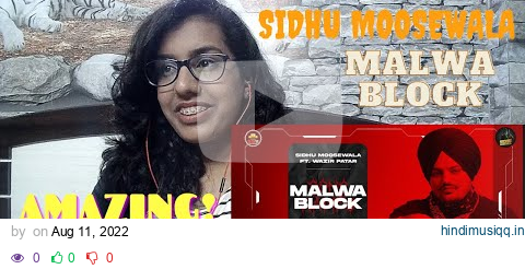 Malwa Block (Official Video) | Sidhu Moose Wala | Wazir Patar | Hunny PK Films | Moosetape  REACTION pagalworld mp3 song download