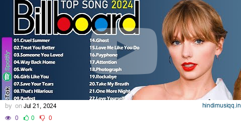 Taylor Swift, Adele, Ed Sheeran, Justin Bieber, Rihanna, Bruno Mars 💖 Billboard Hot 100 This Week pagalworld mp3 song download