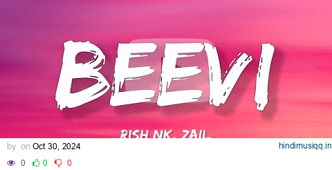 Rish NK & Zail - Beevi (Lyrics) | Malayalam HipHop Song 2024 | New Trending Malayalam Song | xavisor pagalworld mp3 song download