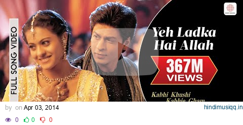 Yeh Ladka Hai Allah Full Video - K3G|Shah Rukh Khan|Kajol|Udit Narayan|Alka Yagnik pagalworld mp3 song download