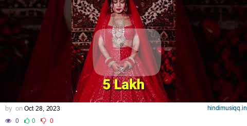 Bollywood actress wedding lehenga price #shorts #youtubeshorts #shortsvideo #actress #lehenga pagalworld mp3 song download