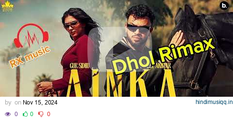 AINKA (Official Music Video) Gur Sidhu | Gurlez Akhtar | Kaptaan | New Punjabi Song 2024 pagalworld mp3 song download