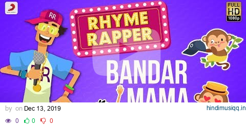 Rhyme Rapper | Hindi Songs For Kids | बन्दर मामा | Popular Rhymes pagalworld mp3 song download