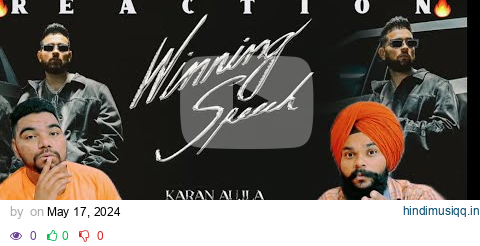 Winning Speech (Music Video) Karan Aujla| Mxrci | Latest Punjabi Songs 2024 pagalworld mp3 song download