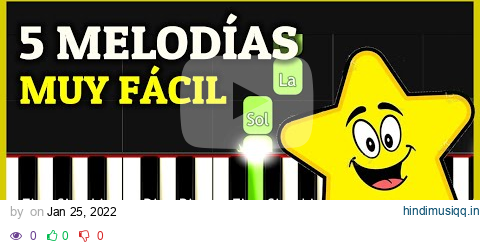 5 CANCIONES FÁCILES para Piano Tutorial (Synthesia) pagalworld mp3 song download