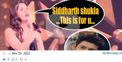 Shehnaaz Gill dedicates her Award to Sidharth Shukla; says, 'Tu mera hai aur mera hi rahega' pagalworld mp3 song download