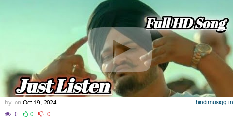 Just Listen | Official Music Video | Sidhu Moose Wala ft. Sunny Malton |@Newsongso.o pagalworld mp3 song download