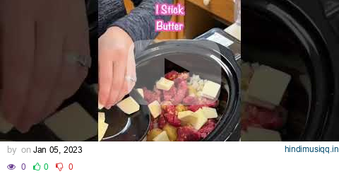 Crockpot Garlic Butter Beef And Potatoes #dinneridea #crockpot #recipe pagalworld mp3 song download