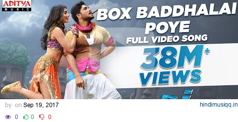 Box Baddhalai Poye Full Video Song |DJ Duvvada Jagannadham || Allu Arjun DSP  Hits | Aditya Music pagalworld mp3 song download