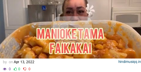 Manioke Tama - A Tongan dessert & Otai #mukbang #tonga #polynesian #cooking #coconutdessert #otai pagalworld mp3 song download