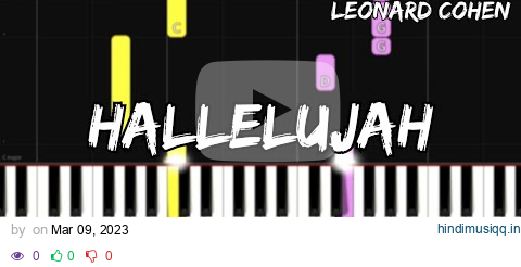 Leonard Cohen - Hallelujah - Easy Beginner Piano Tutorial - For 2 Hands pagalworld mp3 song download