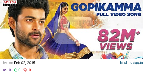 Gopikamma Full Video Song || Mukunda Video Songs || Varun Tej, Pooja Hegde pagalworld mp3 song download