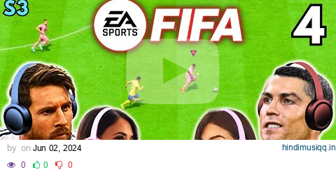 Messi & Ronaldo play FIFA - ANTONELA vs GEORGINA! pagalworld mp3 song download