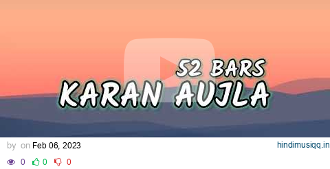 52 Bars - Karan Aujla Lyrics | Karan Aujla - 52 Bars Lyrics | Records Original pagalworld mp3 song download