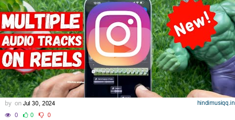 How To Add Multiple Audio Tracks In Instagram Reels (2024) || Multiple Audio Tracks on Reels pagalworld mp3 song download