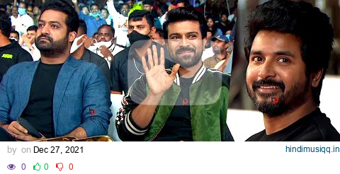 Sivakarthikeyan,JR NTR,Ram Charan Mass Entry in RRR Pre Release Event | SS Rajamouli pagalworld mp3 song download