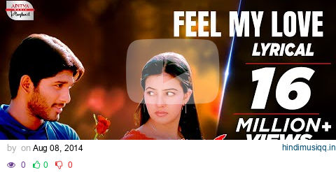 #FeelMyLove Song | Arya Songs Telugu | AlluArjun Hits | Telugu Love Songs | Aditya Music Telugu pagalworld mp3 song download