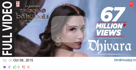 Dhivara Full Video Song || Baahubali (Telugu) || Prabhas, Tamannaah, Rana, Anushka || Bahubali pagalworld mp3 song download