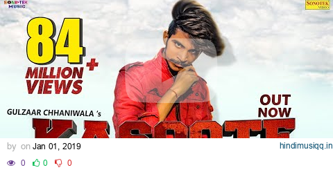 Gulzaar Chhaniwala - KASOOTE (Official) | New Haryanvi Songs Haryanavi | Latest Haryanvi Songs pagalworld mp3 song download