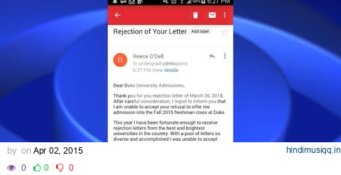 Rejected student sends school a rejection letter of her own pagalworld mp3 song download