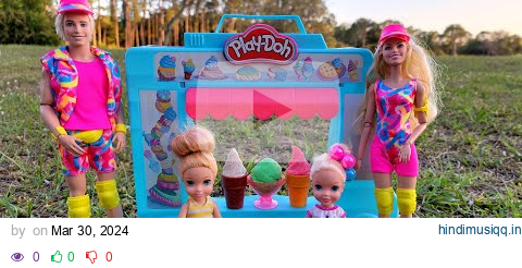 Ice Cream ! Elsa & Anna toddlers - Barbie and Ken dolls - play doh pagalworld mp3 song download