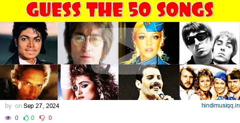 Guess the Song Music Quiz | 50 Songs EVERYONE KNOWS !! pagalworld mp3 song download