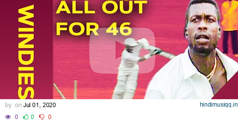 All Out For 46! | Curtly Ambrose Rips Through England! | From The Archive Windies vs England 1994 pagalworld mp3 song download