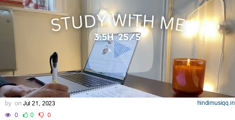 Study with me - 25 minutes, 5 minute break, with focus music - pomodoro - 3.5 hours pagalworld mp3 song download