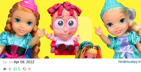 Play-doh hair ! Elsa & Anna toddlers have new baby sitters - playset pagalworld mp3 song download