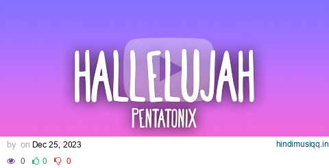 Pentatonix - Hallelujah pagalworld mp3 song download