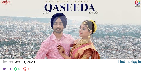 Satinder Sartaaj - Qaseeda | Beat Minister | Baki Jiven Kahonge | New Punjabi Song 2020 | Saga Music pagalworld mp3 song download