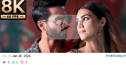 8K Remastered - Teri Baaton Mein Aisa Uljha Jiya Title Track | Kriti Sanon, Shahid Kapoor pagalworld mp3 song download