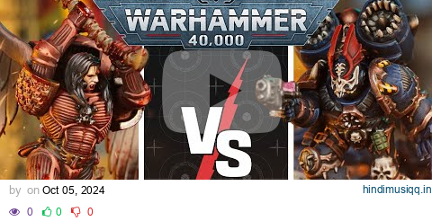 Blood Angels vs Night Lords | Warhammer 40K Battle Report pagalworld mp3 song download