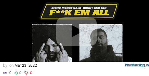 F**k Em All (Official Music Video) Sidhu Moose Wala  | Sunny Malton pagalworld mp3 song download