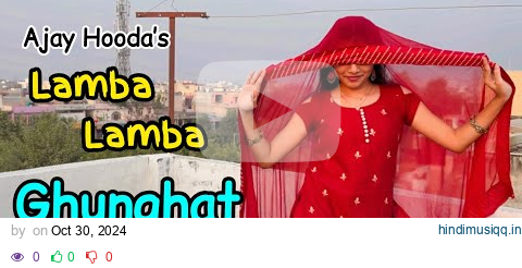 Lamba Lamba Ghunghat | Ajay Hooda | Kavita Joshi | New Haryanvi Songs 2024 | Dance By Anushka pagalworld mp3 song download