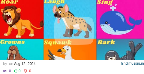 Animal Sounds Song | Learn Sounds of Animals | Kids Song pagalworld mp3 song download