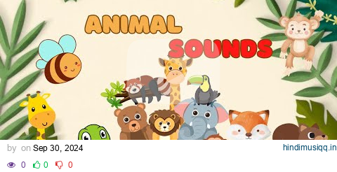 Animal Sounds Song 16th9 | English Nursery Rhyme | FunFusion #animalsounds pagalworld mp3 song download