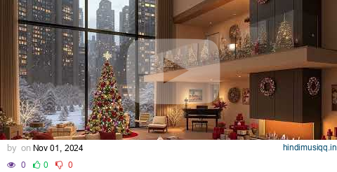 Winter Luxury Living Room with Christmas Jazz 2025 🎄 Warm Soft Jazz Music and Snowfall & Fireplace pagalworld mp3 song download