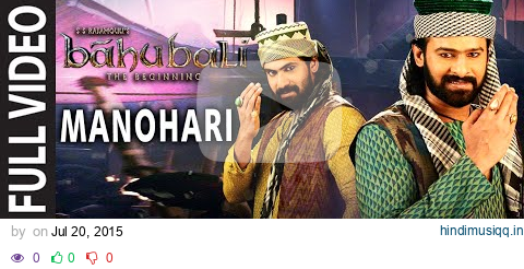 Manohari Full Video Song || Baahubali (Telugu) || Prabhas, Rana, Anushka, Tamannaah, Bahubali pagalworld mp3 song download